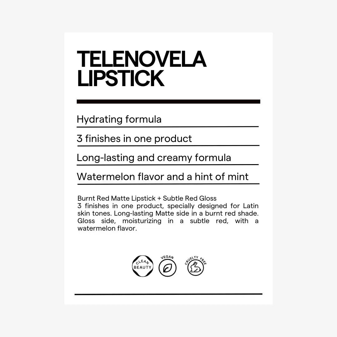 DUO TELENOVELA LÁPIZ LABIAL MATE + BRILLO