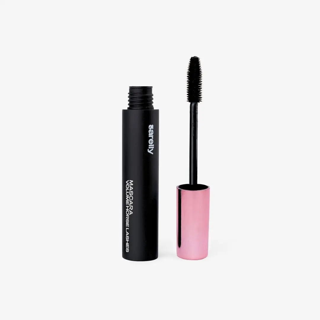 HORSE LASHES Waterproof Mascara by SARELLY in black packaging